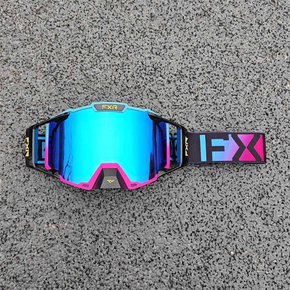 FXR Motocross Goggles HD-lins Motorcykel Anti-im Glasögon Ridglasögon Män Moto MX MTB Solglasögon Smutsig Cykel Tillbehör