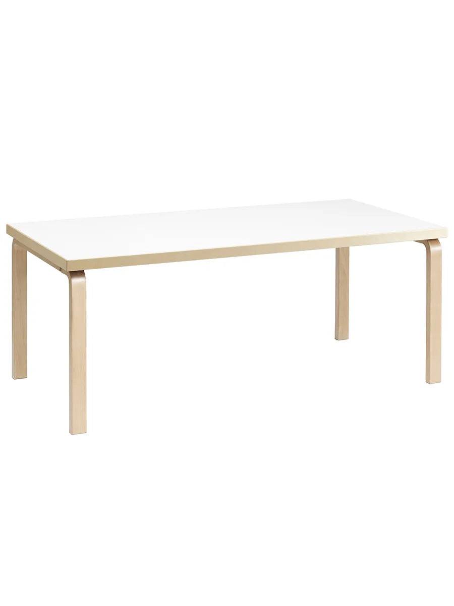 Aalto Table Rectangular 83, 182x91 cm fra Artek Hvid Laminat - Jacobsen Plus