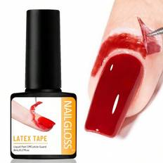 NAILGLOSS Flytande Latex För Naglar, Snabbtorkande Flytande Latex Nagellack Barriär Peel Off Latex Tejp, Nagellack Hudskydd Nagelbandsskydd För fingra - Vitt