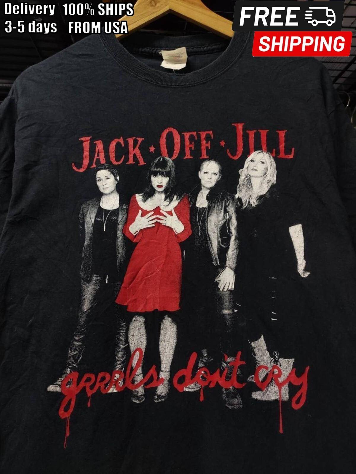 Jack Off Jill   Grrrls Don't Cry   Kampanj T-shirt kortärmad basic NH16417 Unisex T-Shirt cm