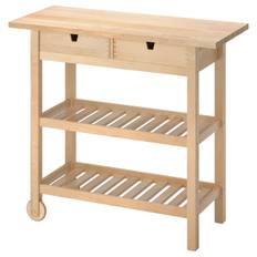 IKEA - FÖRHÖJA rullebord, birk, 100x43 cm