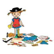 Pippi magnet påklædningsdukke Pippi Påklædnings dukker 438072