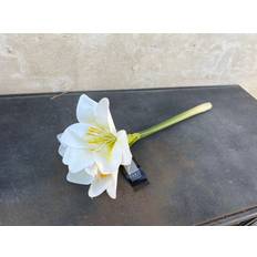 DEKO FLORALE, Kunstigt amaryllis, hvid, 34 cm