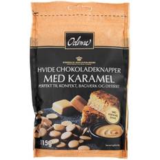 ODENSE Hvide Chokoladeknapper med karamel 115 g