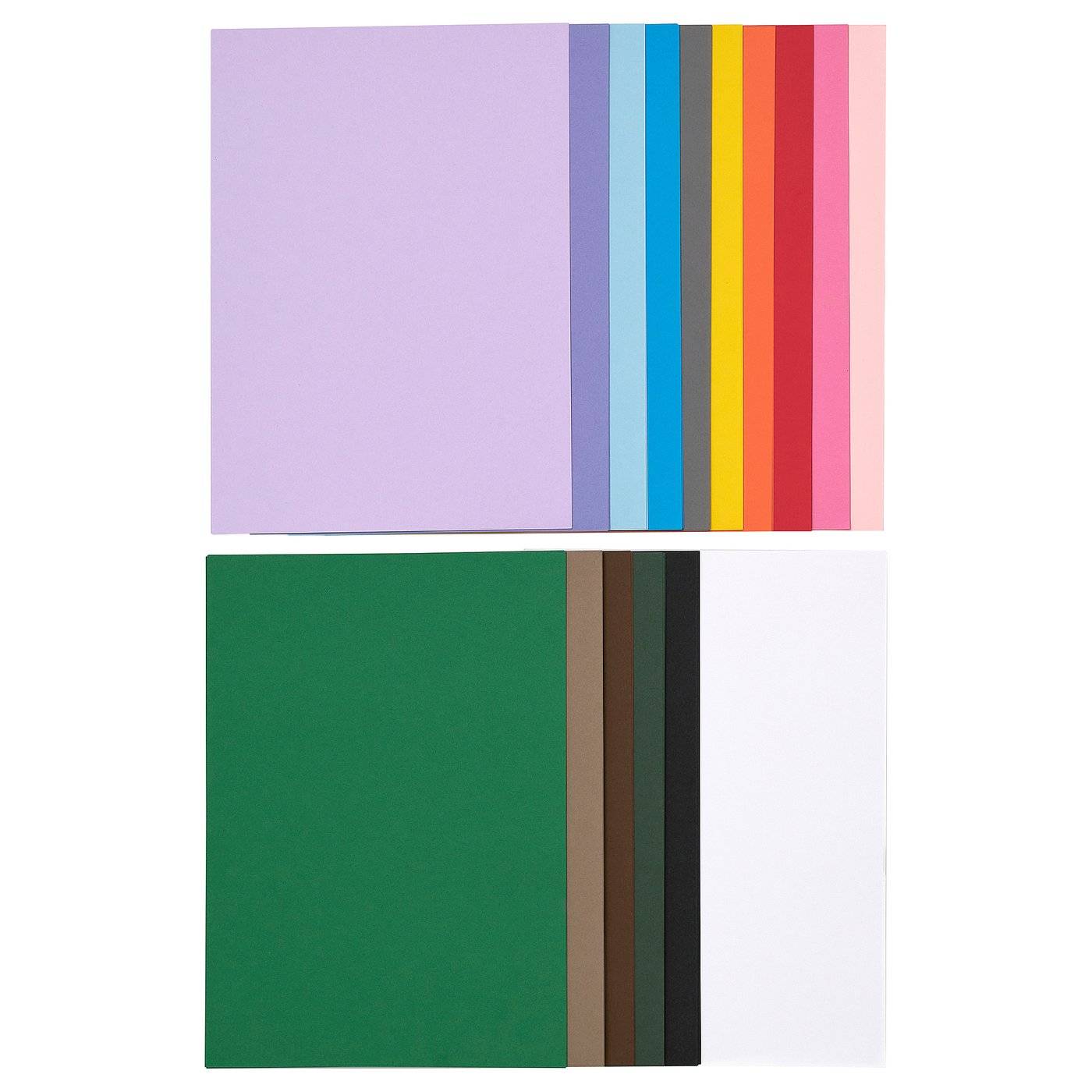 MÅLA papper, mixade färger