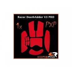 Corepad PXP Grips til Razer DeathAdder V3 Pro - Rød