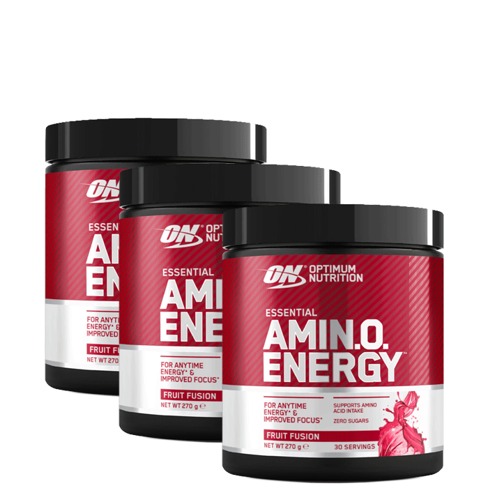 Optimum Nutrition 3 x Amino Energy BCAA Pulver 270g - Bodyman.dk