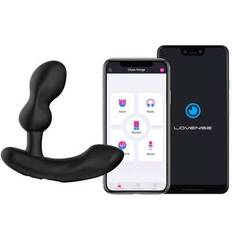 12,4 x 3,5 cm Lovense Edge 2 Prostate Massager black - APP Steuerung