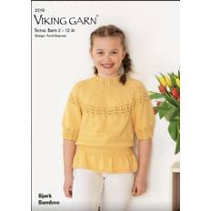 Mönsterkatalog för barn 2-12år i Bamboo från Viking Garn 2219