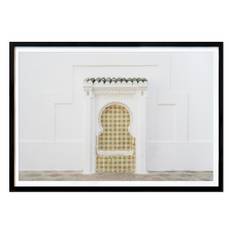 Arkitektur & Design Poster: Colorful Tiles And A White Wall In Morocco av Photolovers