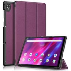 Lenovo Tab K10 ZA8R/ZA8N - Tri-Fold læder cover med Wake up/sleep funktion - Lilla