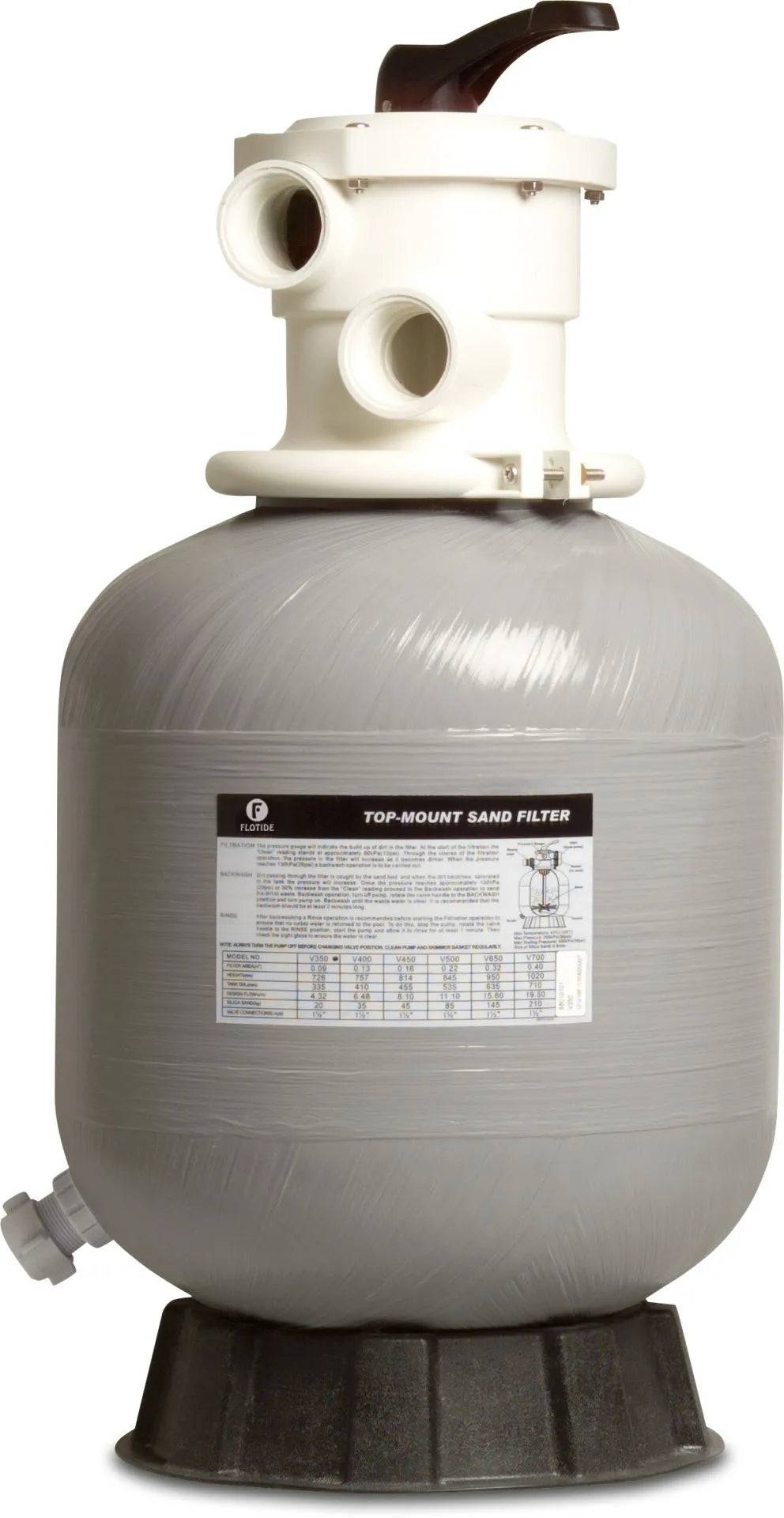 Flotide Sandfilter - 60m³