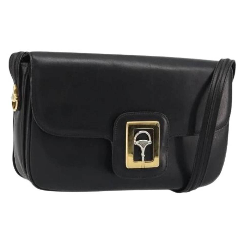 Gucci Vintage Pre-owned Vintage Skuldertaske - Vintage - Dame - Sort - ONE SIZE - Uld