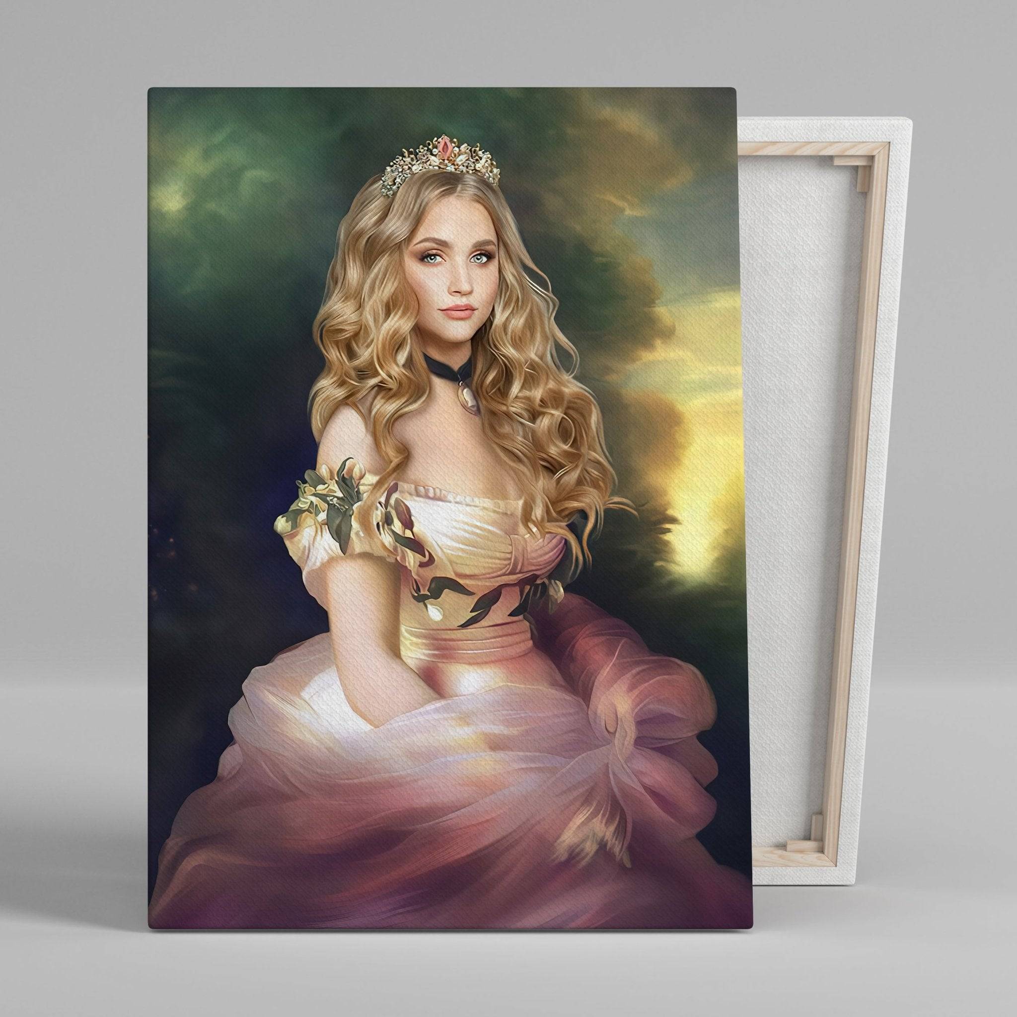 Bright Queen - Personlig Tavla - Monterad Canvastavla / 30x40