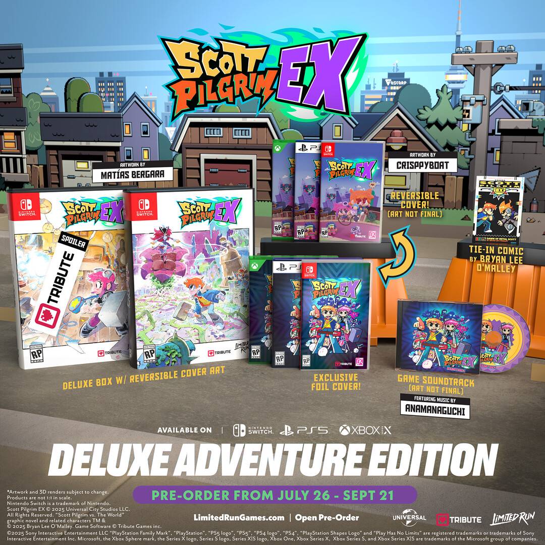 Scott Pilgrim Ex (deluxe Edition) (import) (limited Run) - Nintendo Switch