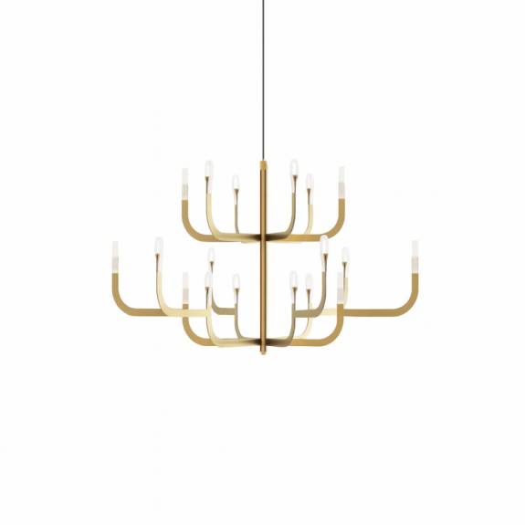 J-us Configuration G Ljuskrona Satin Gold