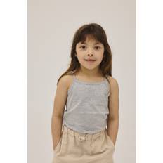 Magasin Girls Tanktops 2pack Stl. 1011 år / 140146 cm flickor Undertröjor - Light Grey Melange (10-11 år / 140-146 cm)