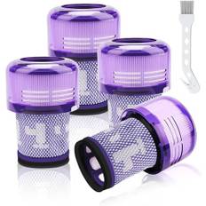 Laukowind 4 Stück Filters für Dyson V12, Washable Ersatzfilter für Dyson V12 Detect Slim Absolute Extra/Total Clean/Fluffy Vacuum Cleaner, Ersetzen Sie # 971517-01