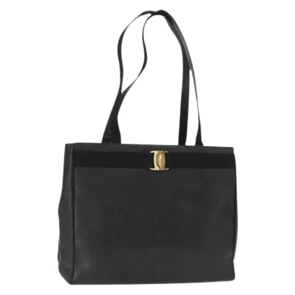 Salvatore Ferragamo Pre-owned - Pre-owned Leather Shoulder Bag Vintage - Dam - ONE Size - Läder