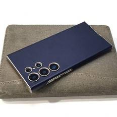 Kompatibel med Samsung Galaxy S25 S24 S23 Ultra 24 Ultra Leather Curved Case Luxury Business Ultra Thin All Inclusive Shockproof Cover - Titan lila (Galaxy S23 Ultra,Galaxy S24 Ultra 5G,Galaxy S25 Ultra)