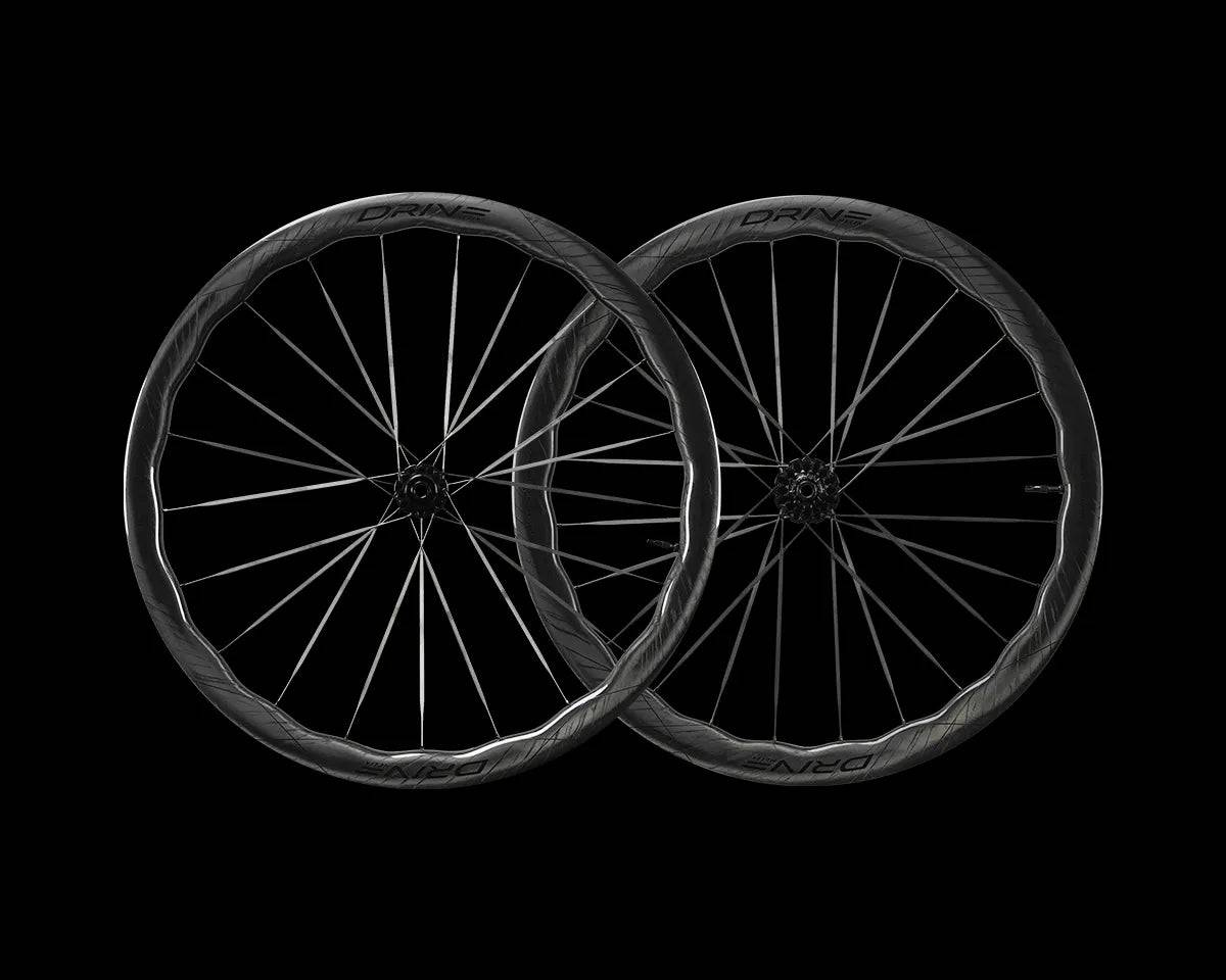 Drive Helix 46D CS Hjulsæt - Elite Wheels - Sort - SRAM XDR 12S / Guld