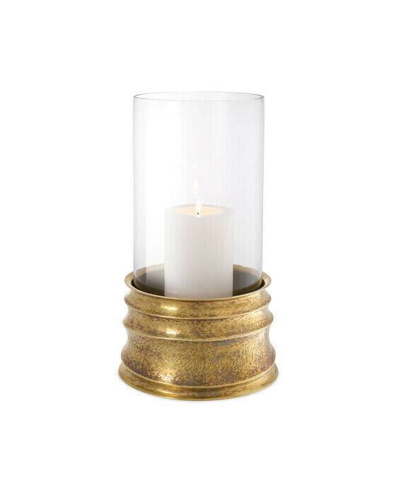Eichholtz Gilardon ljuslykta mässing OUTLET - Brun / Guld (Ø: 21 x H: 40,5 cm)