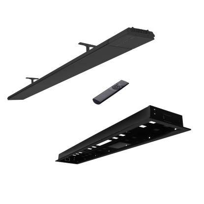 HEATSTRIP Design el terrassevarmer til indbygning med fjernbetjening og appstyring, sort - 3200W