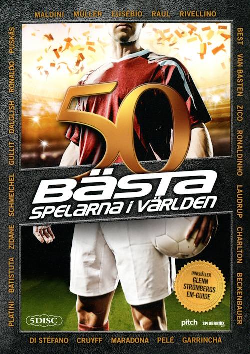 DVD - 50 Bästa Spelarna I Världen (5-disc) (Beg)