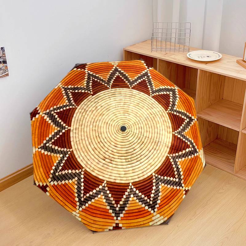 Pattern Foldable Umbrella With Portable Design, Durable , 8-rib Structure - Perfect For At Home And Travel, Suitable For Indoor And Outdoor Use, Multi-functional Design, Ideal Gift Option Cx3