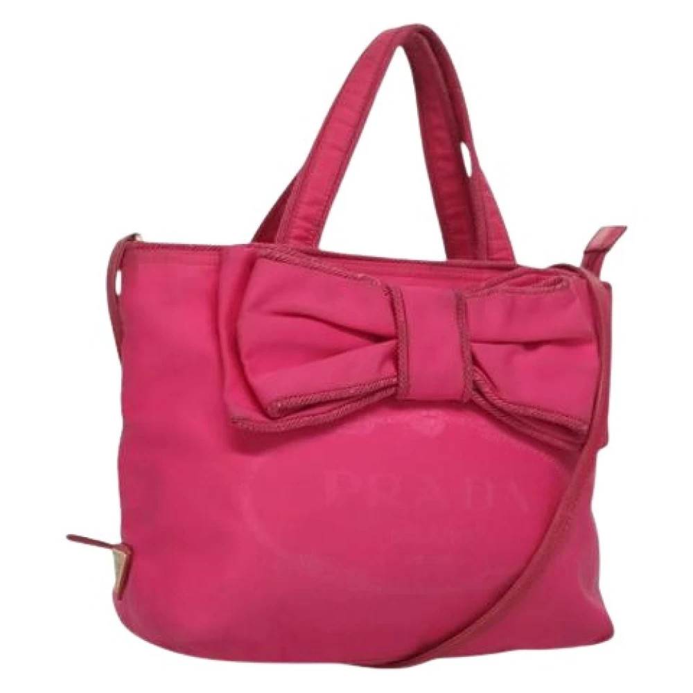 Prada Vintage - Pre-owned Nylon handvskor Vintage - Dam - ONE Size - Nylon