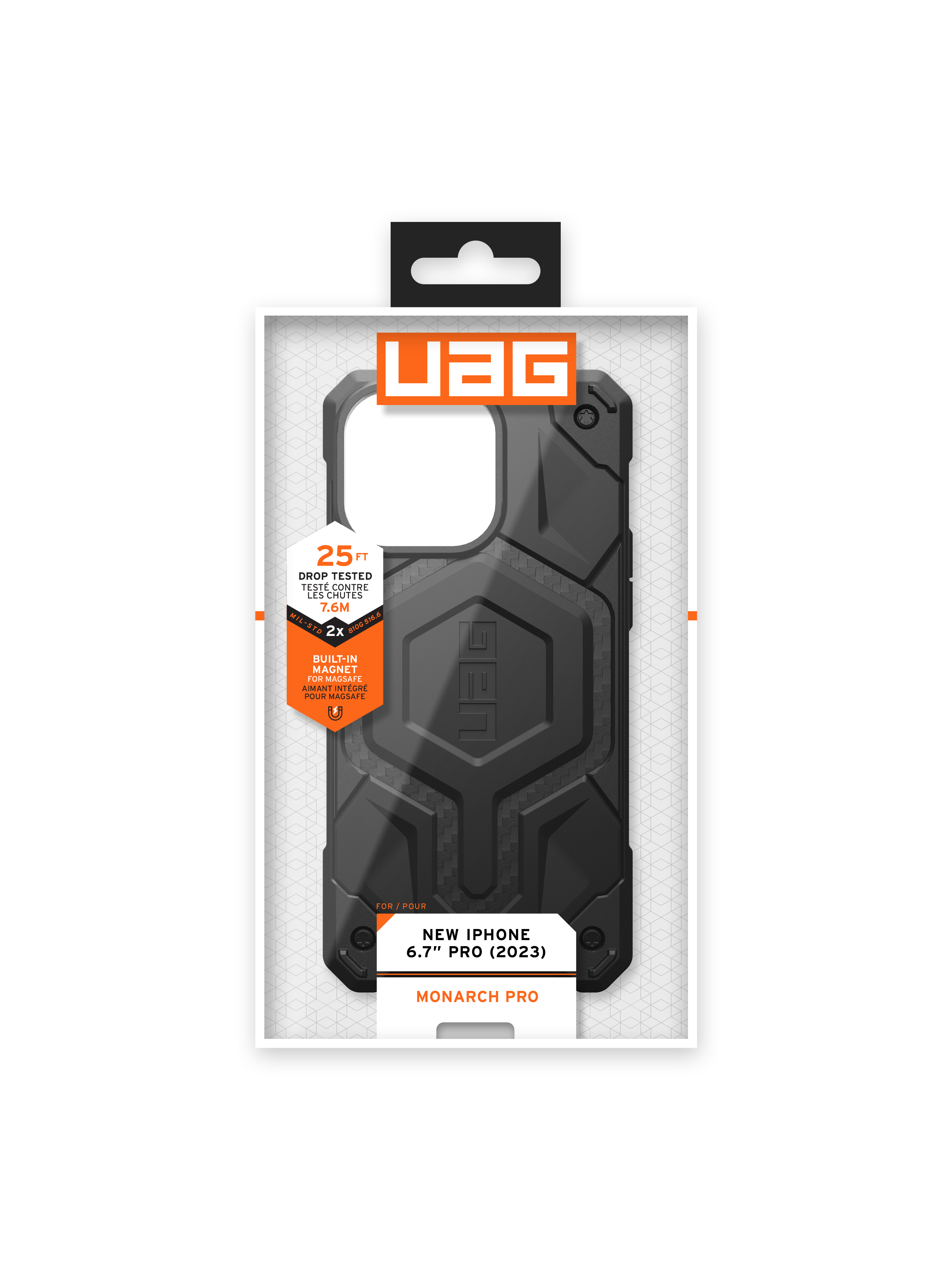 urbanarmorgear iPhone 15 Pro Max Monarch Pro - Carbon Fiber.