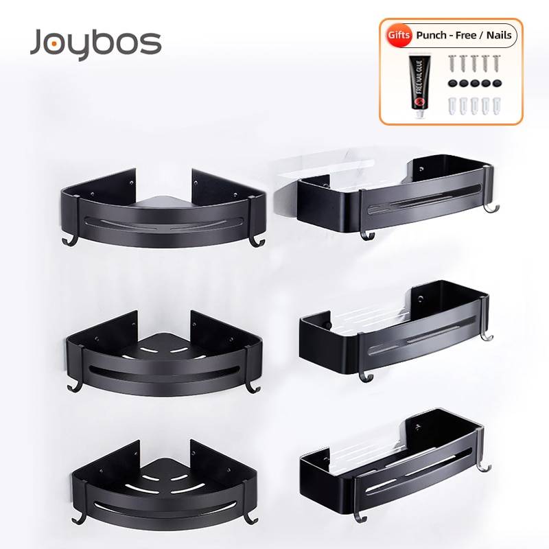 Joybos Badrumshylla Aluminium 3 Lager - Triangel silver- 3
