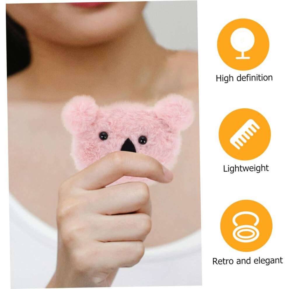 Mini fickspegel för kvinnor Kompakt spegel för smink Resetillbehör Storleksguide för smink Funktioner