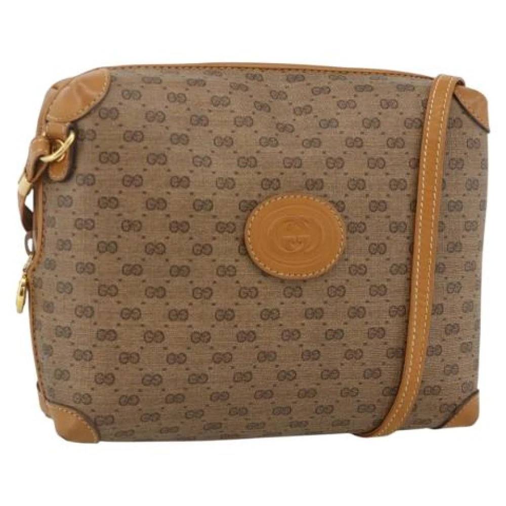 Gucci Vintage Pre-owned Skuldertaske - Vintage - Dame - Brun - ONE SIZE - Uld