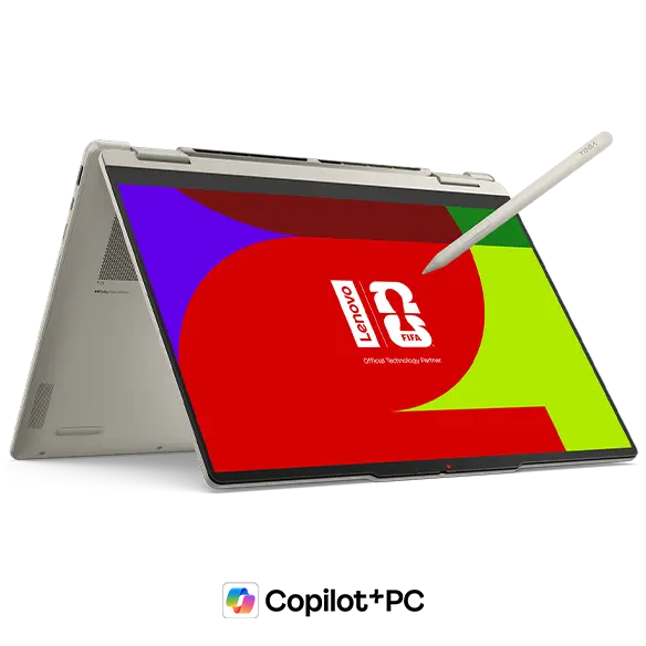 Lenovo Yoga 7a 2-in-1 Gen 11 14" AMD AMD Ryzen AI 7 445-processor 2,00 GHz op til 4,60 GHz, Windows 11 Home 64, 1 TB SSD M.2 2242 PCIe Gen4 QLC