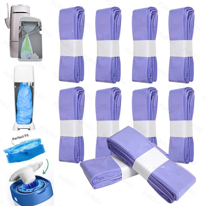1/5/10Pcs Garbage Bags Diaper Pail Refills Bags For Tommee Tippee Sangenic Simplee or Twist&click For Angelcare For Genie Trash