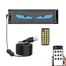 Smart LED -bilbelysning - RGB Waterproof Eyes Light, Programmerbar Flex Display | Anpassningsbara roliga ögonljusskyltar för bilar, butiker, hotell, barer, fordons LED -belysningsdekoration