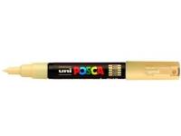 (ComputerSalg) POSCA PC-1MC, Beige, Flerfarvet, 1 farver, Ekstra fin, Vandbaseret blæk, Projektilspids