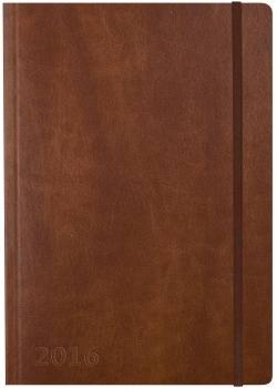 Liten veckokalender Forma brun A6-5994