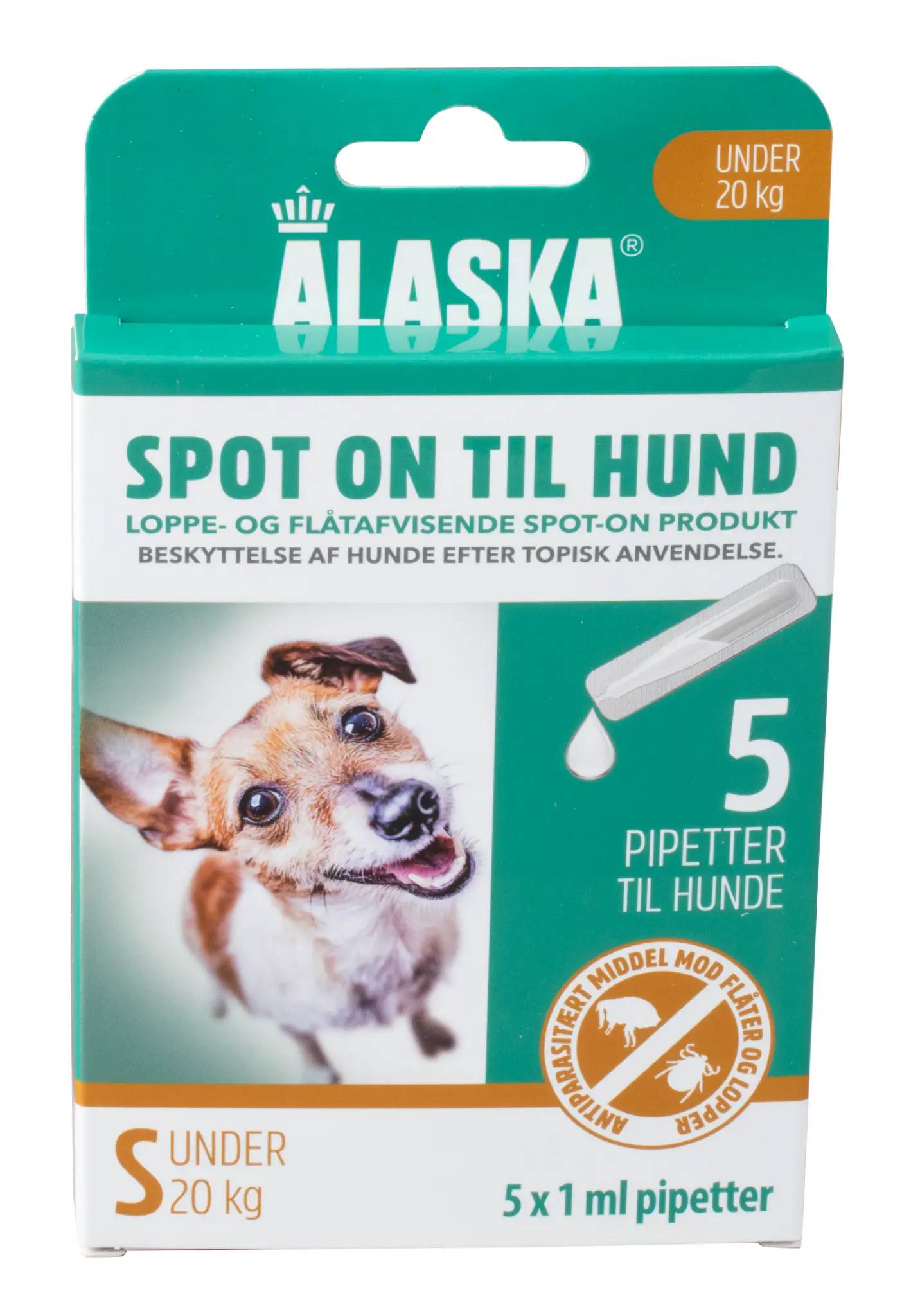 Alaska Spot-On til hund u/20 kg.