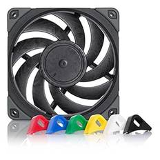Noctua NF-A12x25 PWM chromax.black.swap, Tyst Premiumfläkt, 4-pin (120 mm, Svart)