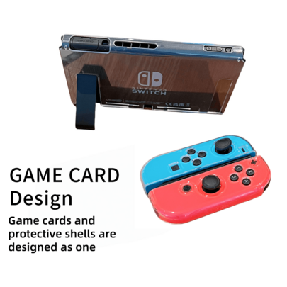 Avtagbart skyddsfodral för 2021 OLED-modell - Genomskinlig (NintendoSwitch,Nintendo Switch OLED)