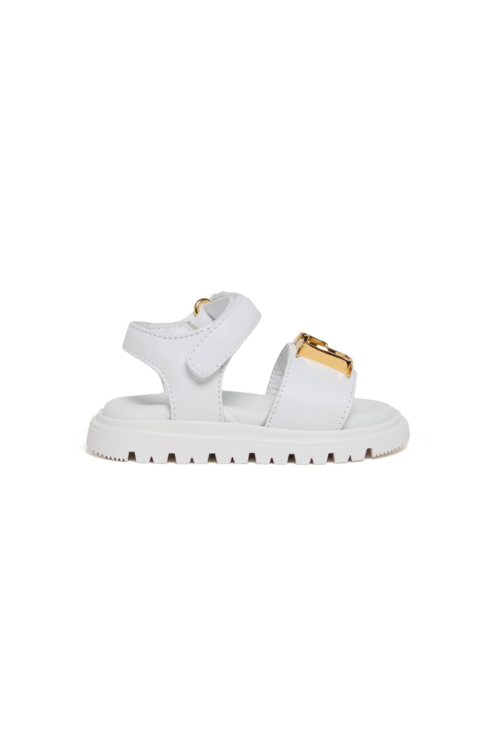 Dsquared2 for Kids - Sandali con dettaglio metallico - Bianco