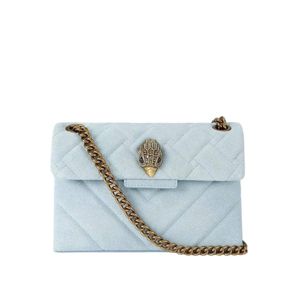 Kurt Geiger Mini Kensington Bag - Tasker - Dame - Blå - ONE SIZE - Uld