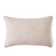 NO GA - Texture Stripe Cushion - 60 x 40 cm, Routi Dusty Rose - Pyntepuder og pudebetræk - Lyserød