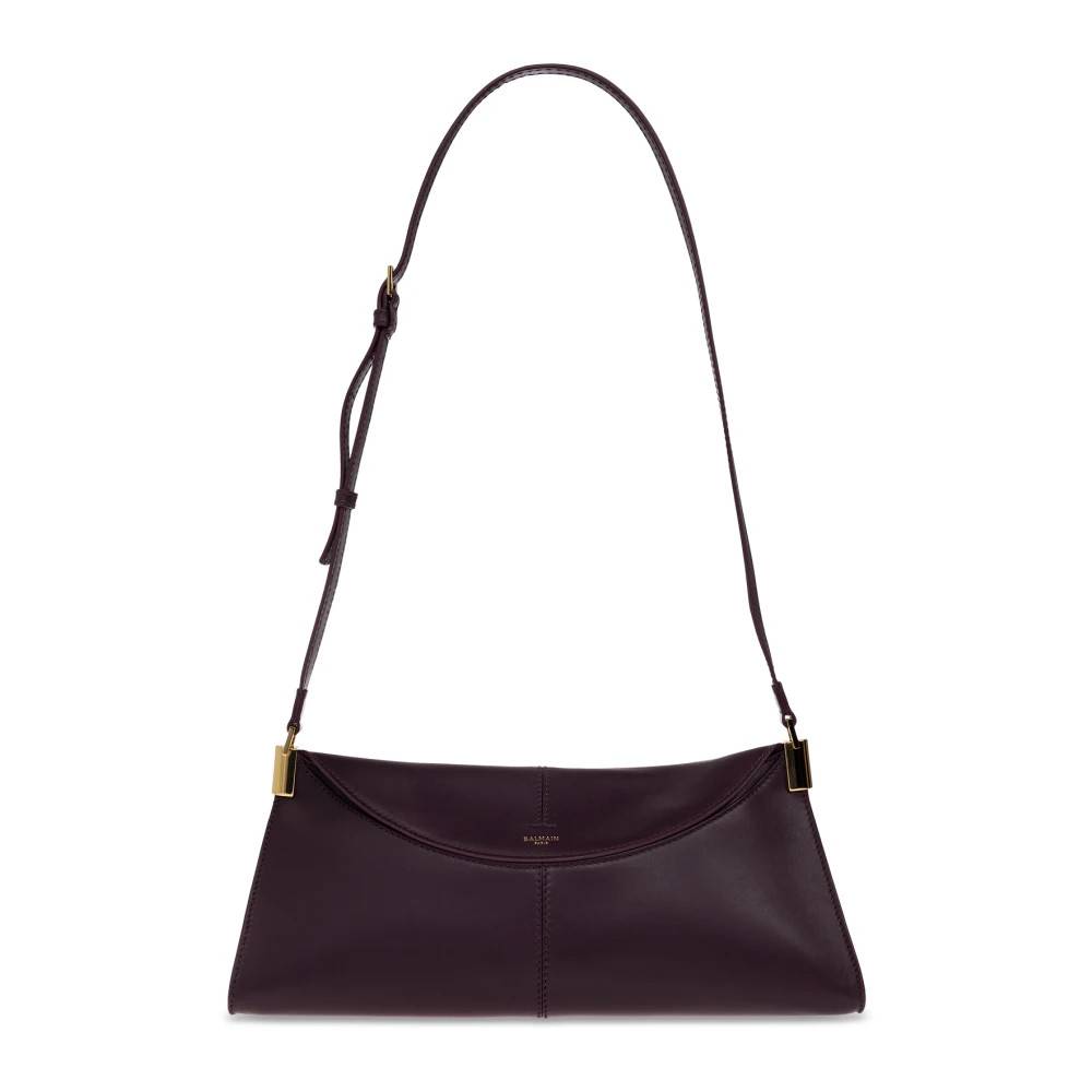 Balmain 64-83 Medium Taske - Tasker - Dame - Lilla - ONE SIZE - Uld