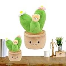 Stuffed Potted Plants Plush Doll, Plants Succulent Toy Pillow, Succulent Plush Cute Toy, Soft Plants Stuffies Toys, Potted Plants Doll Cute, Easy To Use, Portable for Family Friends