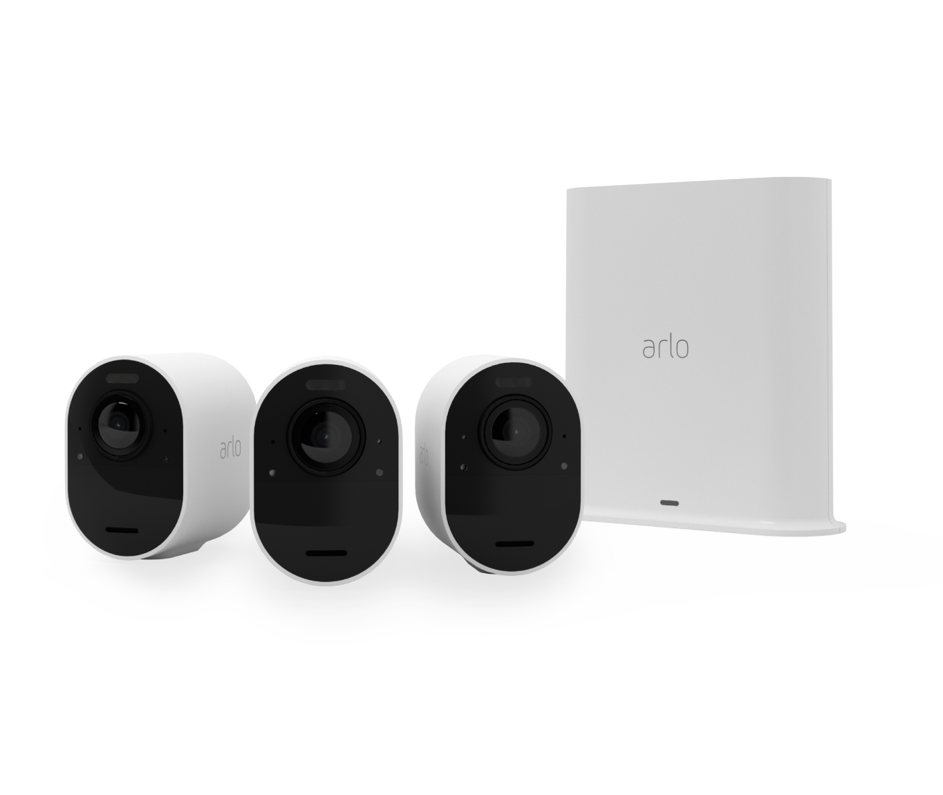 Arlo Ultra 2 Spotlight kamera - 3-pakke - hvid