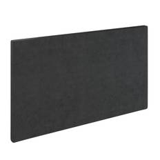 Kinnabädden - Jupiter Slät Vägghängd Sänggavel Anthracite 140cm från Sleepo - Grå (BxHxD: 140x108x8cm)