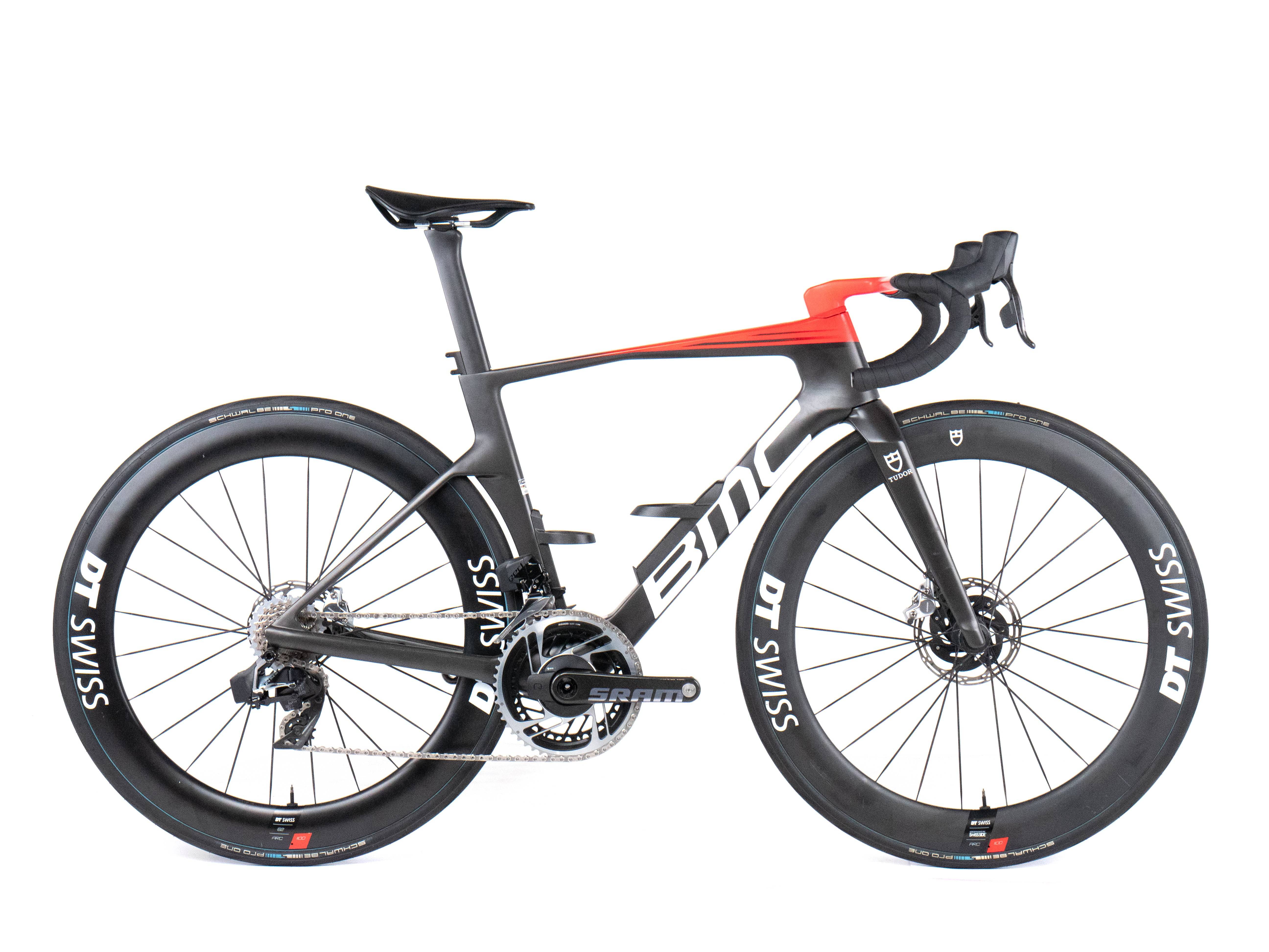 BMC Teammachine R 01 2024 size 51 Tudor Pro Cycling Sram Red AXS D1 2x12sp - Bikeroom / 51 / carbon-white-red
